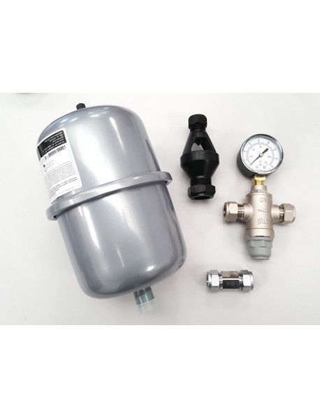 Unvented kit for undersink water heater